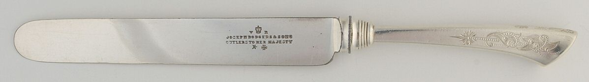 Angelo (Sterling, 1870) Blunt Hollow Table Knife with Bolster by Gorham Silver-1