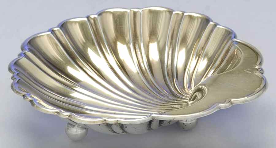 10A (Sterling, Hollowware) 5" Shell Shape Bon Bon by Gorham Silver-1