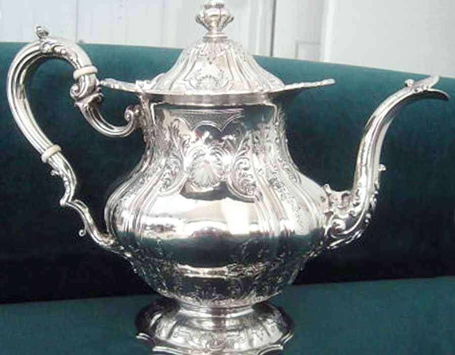 805-G (Sterling, Hollowware) Teapot by Gorham Silver-1