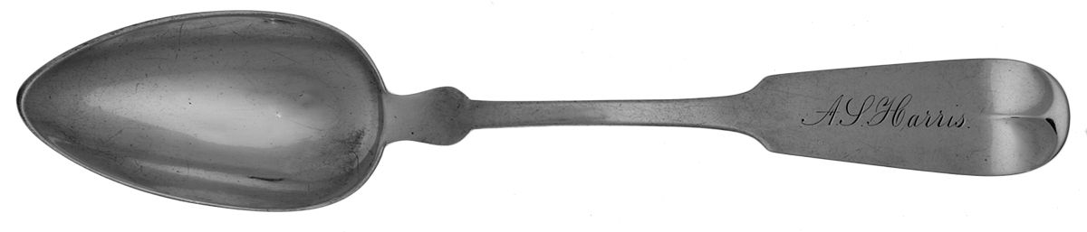 Coin Silver Flatware Tablespoon (Serving Spoon) by Gorham Silver-1