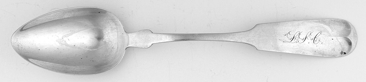 Coin Silver Flatware Tablespoon (Serving Spoon) by Gorham Silver-1