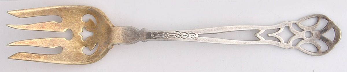 H239 (Sterling) Large Ramekin Fork by Gorham Silver-1