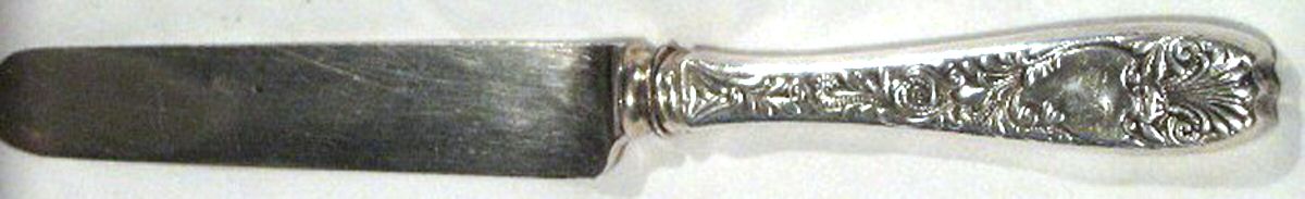 GS98 (Sterling, 1888) Blunt Hollow Knife with Bolster by Gorham Silver-1