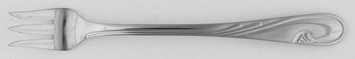 Brushstroke (Stainless) Cocktail/Seafood Fork by Gorham Silver-1