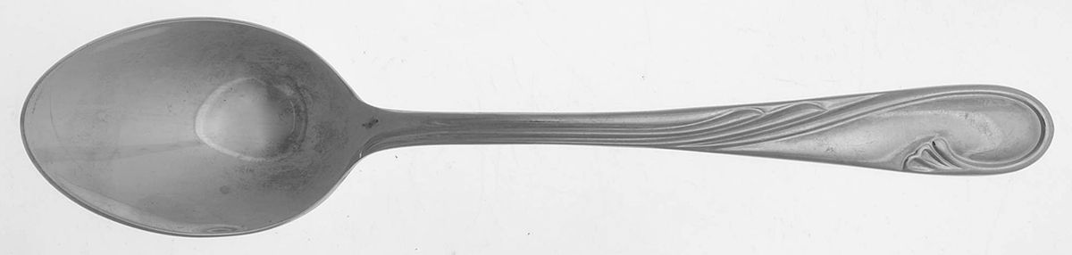 Brushstroke (Stainless) Place/Oval Soup Spoon by Gorham Silver-1