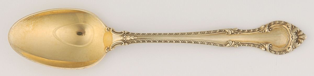 English Gadroon-Gold Vermeil (Sterling) Teaspoon by Gorham Silver-1