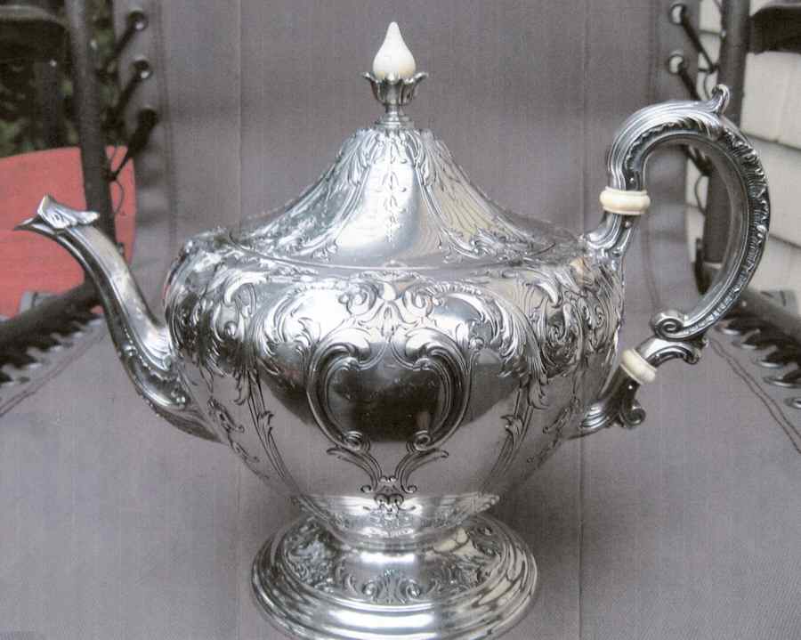 A10162-1 (Sterling, Hollowware) Teapot by Gorham Silver-1