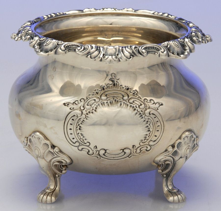 Strasbourg-Hand Chased (Strl, Hlwr, Older) Waste Bowl by Gorham Silver-1