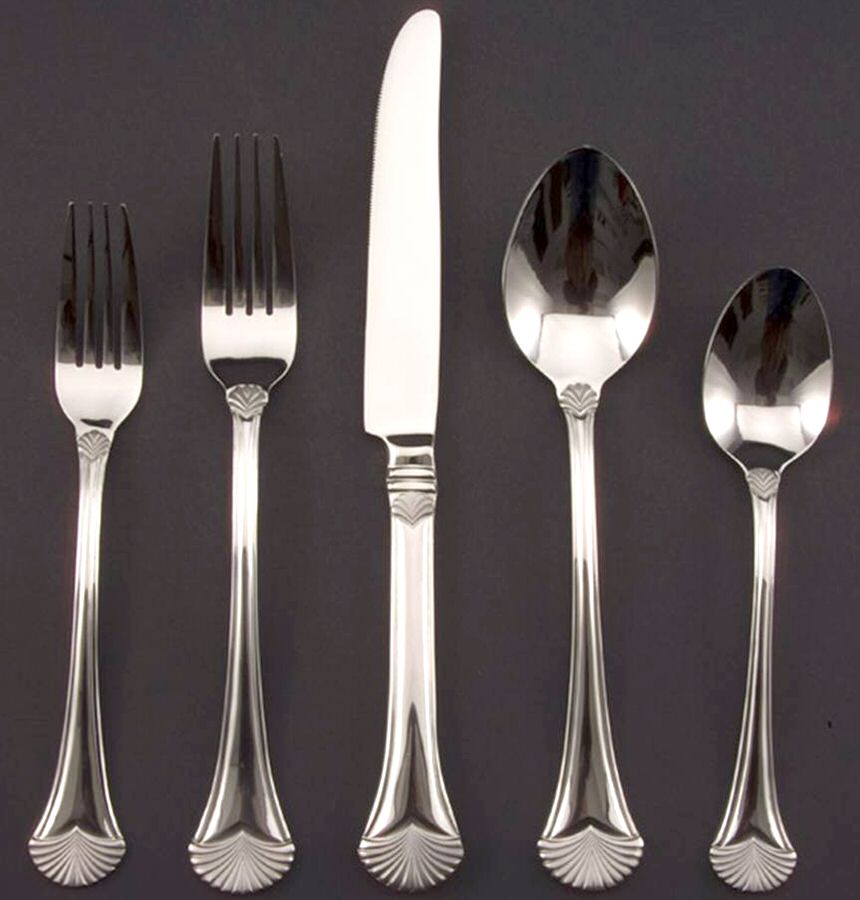 Pacific Shell (Stainless) Fork by Godinger-1