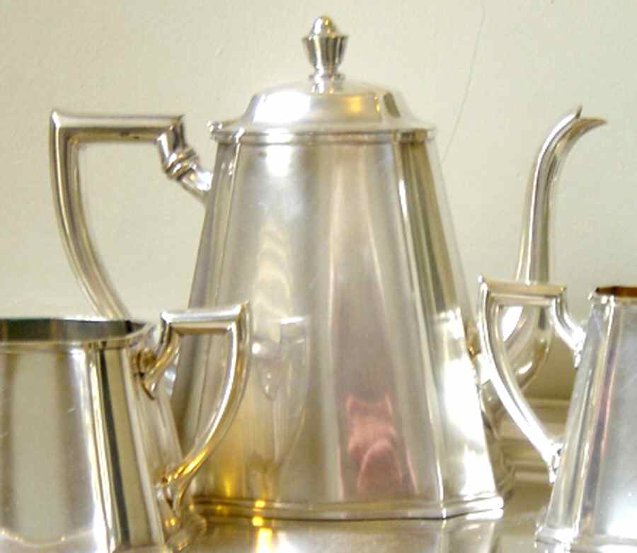 Y801(Silverplate, Hollowware) Silverplate Mini Coffee Pot by Gorham Silver-1
