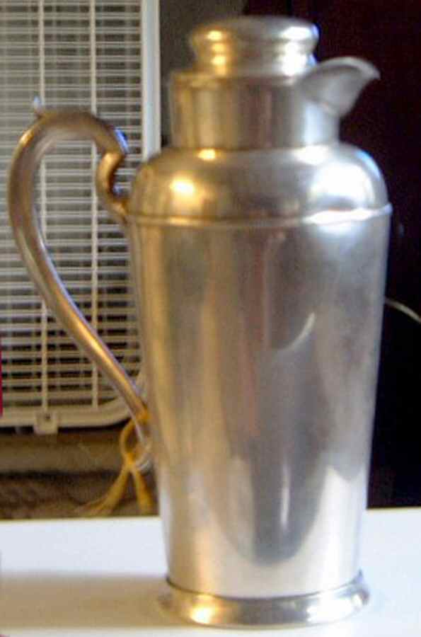 Y435 (Silverplate, Hollowware) Silverplate Cocktail Shaker by Gorham Silver-1