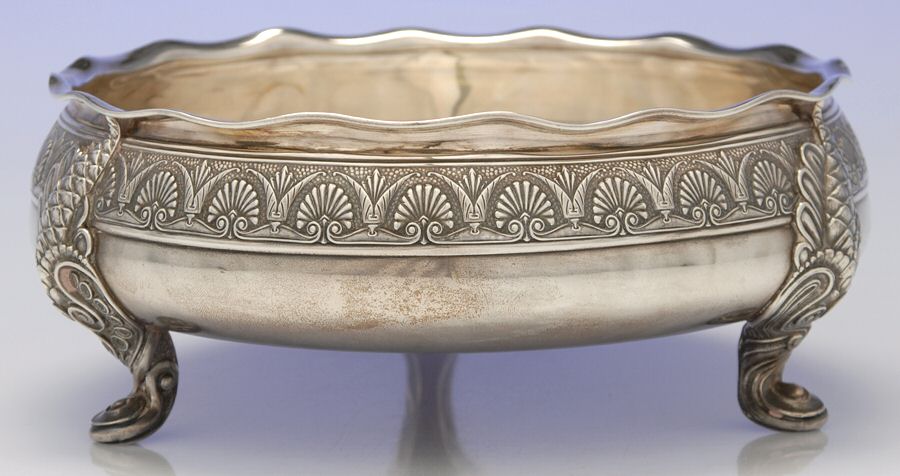 1945 (Sterling, Hollowware) Medium Sterling Footed Bowl by Gorham Silver-1