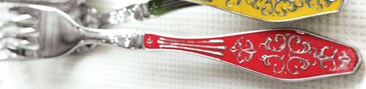 Versailles-Red (Stainless) Fork by Godinger-1