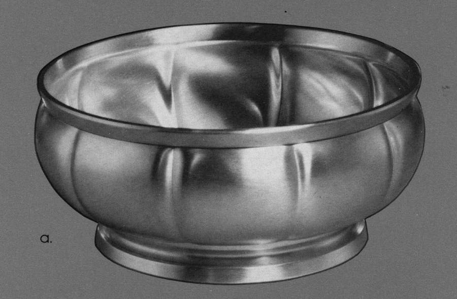 Melon (Pewter, Hollowware) 6" Round Bowl by Gorham Silver-1