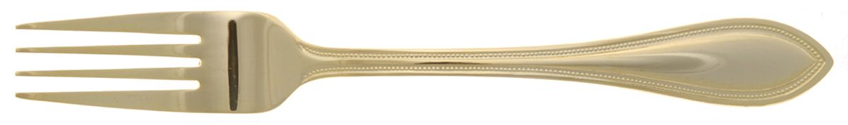 Chateau (Gold Electroplate) Fork by Godinger-1