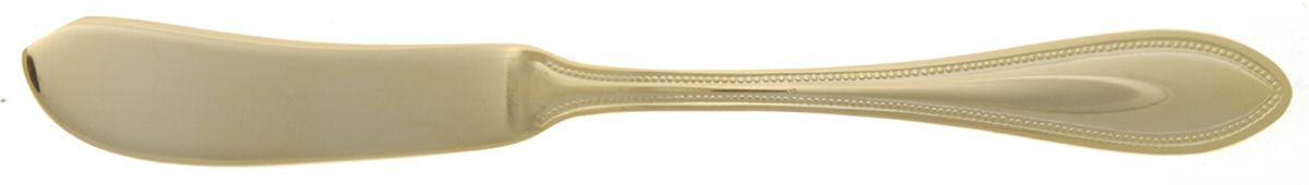 Chateau (Gold Electroplate) Flat Handle Master Butter Knife by Godinger-1