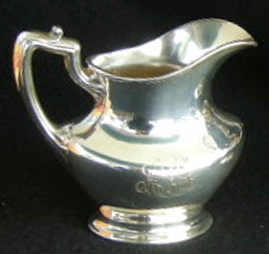 0143 (Silverplate, Hollowware) Creamer by Gorham Silver-1