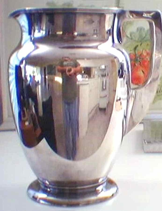 1167 (Sterling, Hollowware) Sterling Water Pitcher by Gorham Silver-1