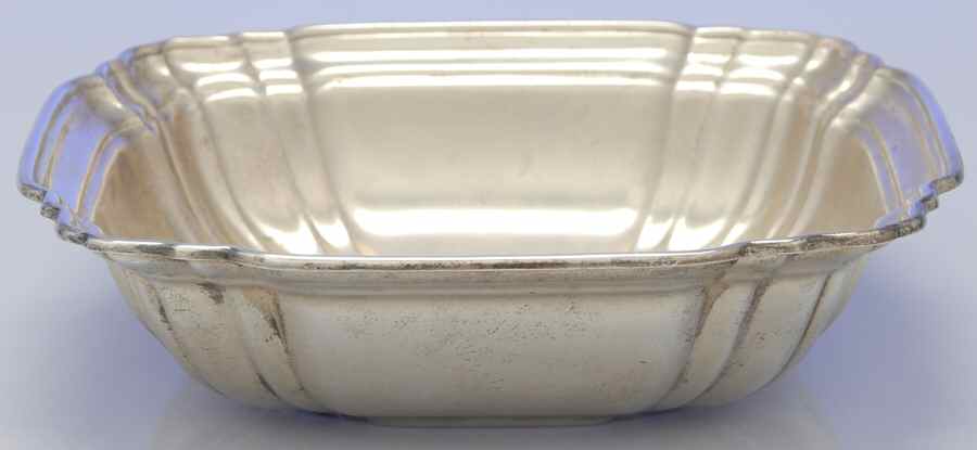 586 (Sterling, Hollowware) Square Sterling Vegetable Bowl by Gorham Silver-1