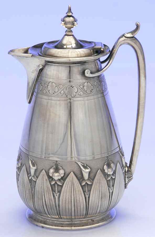 230 (Coin, Hollowware) Creamer & Hinged Lid by Gorham Silver-1