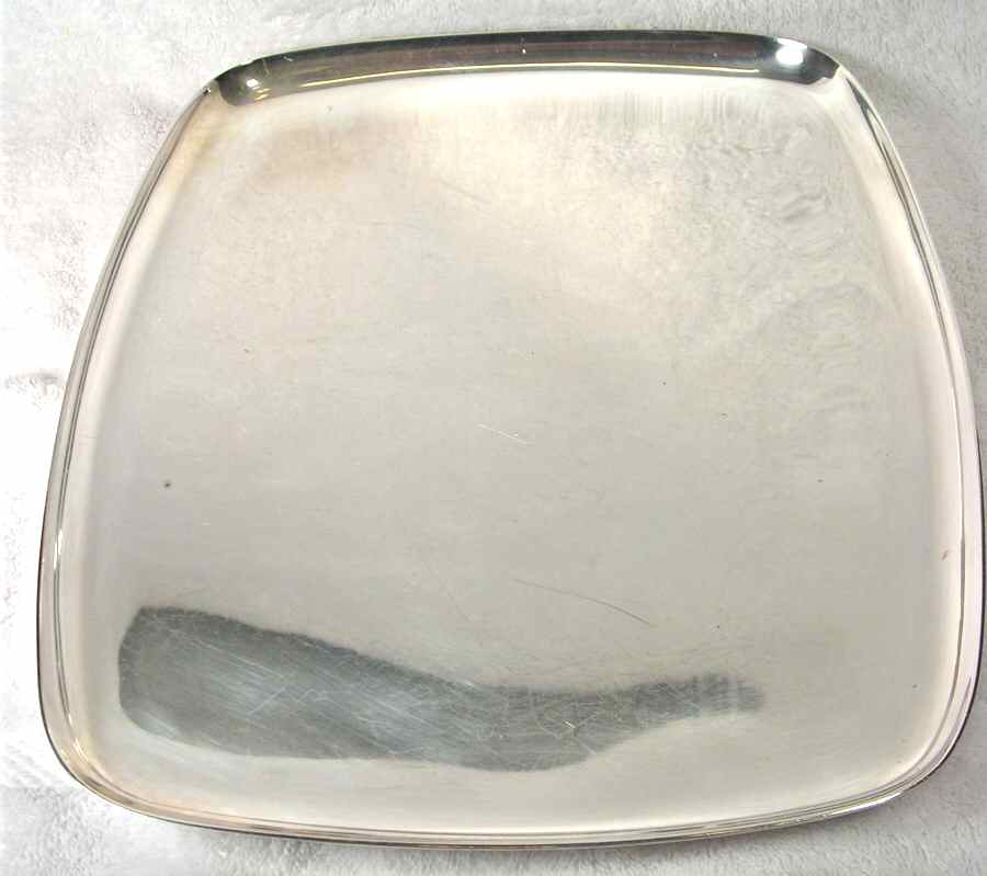 YC850 (Silverplate, Hollowware) Small Rectangular Platter by Gorham Silver-1