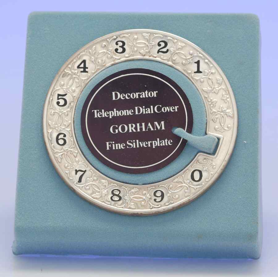 YC156 (Silverplate, Hollowware) Telephone Dial Cover by Gorham Silver-1