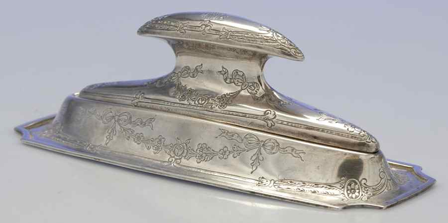 6233B (Sterling, Hollowware) Nail Buffer and Tray Set by Gorham Silver-1