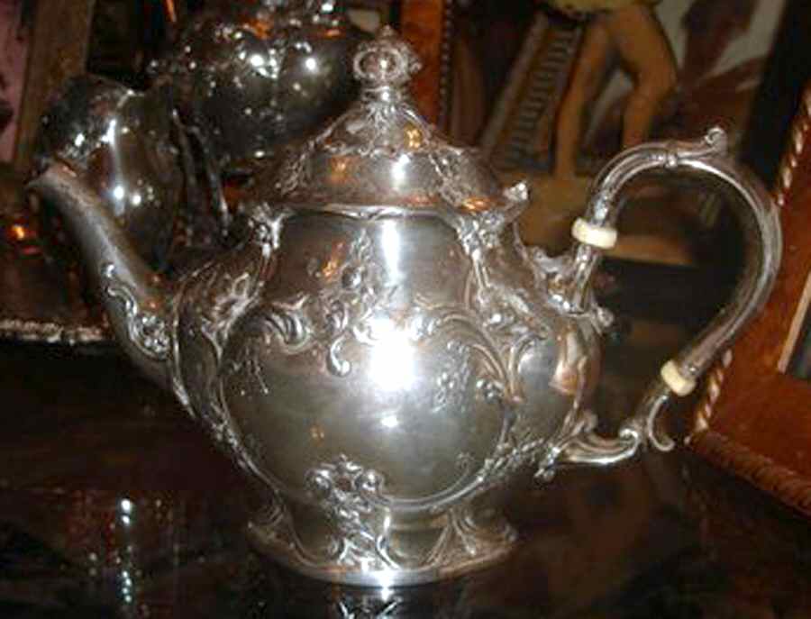 A177 (Sterling, Hollowware) Teapot by Gorham Silver-1