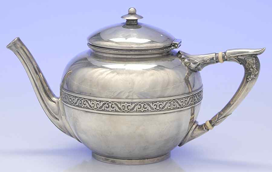 790 (Sterling, Hollowware) Teapot by Gorham Silver-1