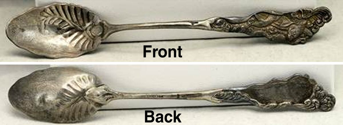 Seashell Theme (Sterling, 1884) Five O'Clock Spoon by Gorham Silver-1