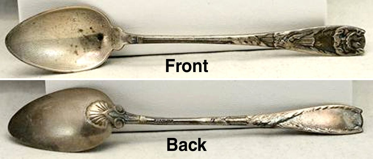 Seashell Theme (Sterling, 1884) Five O'Clock Spoon - Set of 6 Motifs by Gorham Silver-1