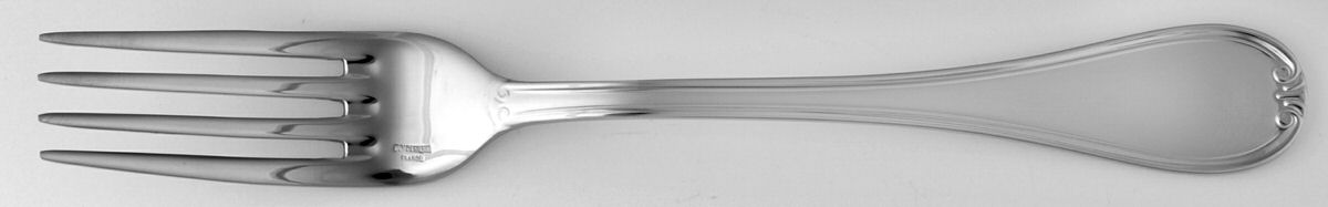 Renoir Contrast-Frosted (Stainless) Fork by Guy Degrenne-1
