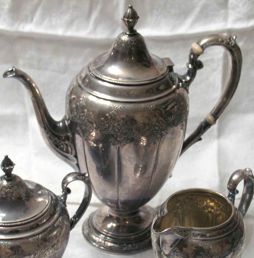 851 (Sterling, Hollowware) Coffee Pot by Gorham Silver-1