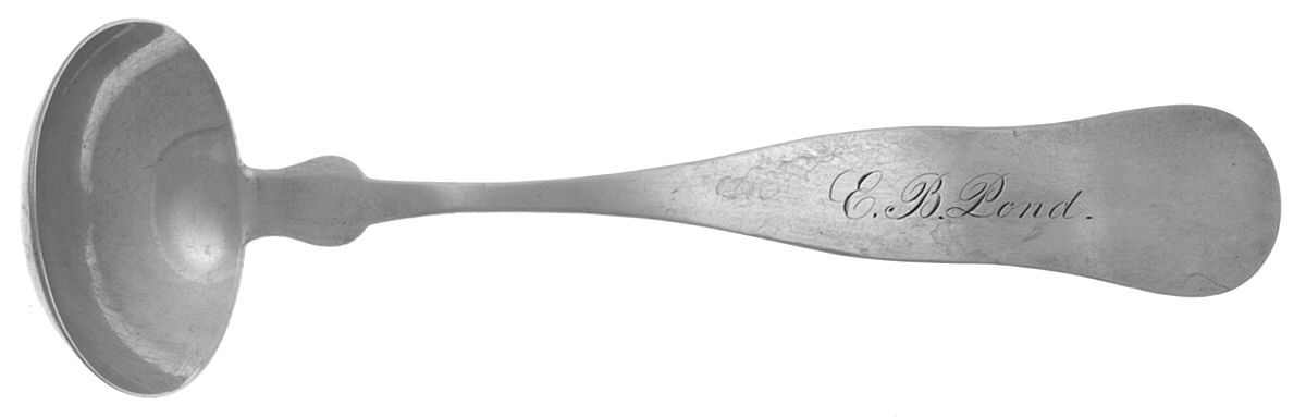 GHT1 (Coin) Solid Piece Cream Ladle by Gorham & Thurber-1