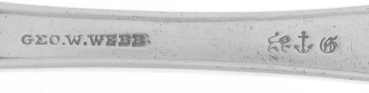 Coin Silver Flatware Dessert/Oval Soup Spoon by George W. Webb-3