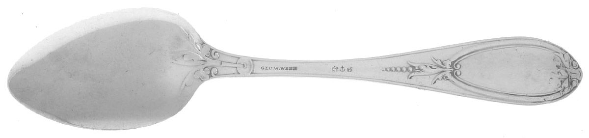Coin Silver Flatware Dessert/Oval Soup Spoon by George W. Webb-2