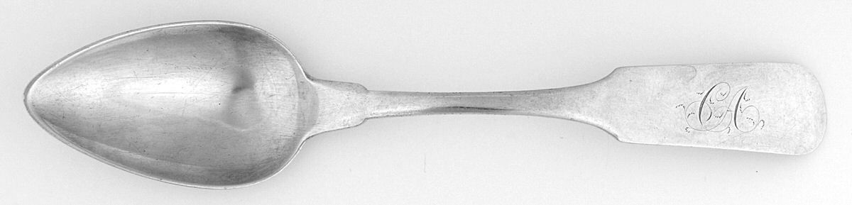 G1H1 (Coin) Tablespoon (Serving Spoon) by George C. Howe & Co-1