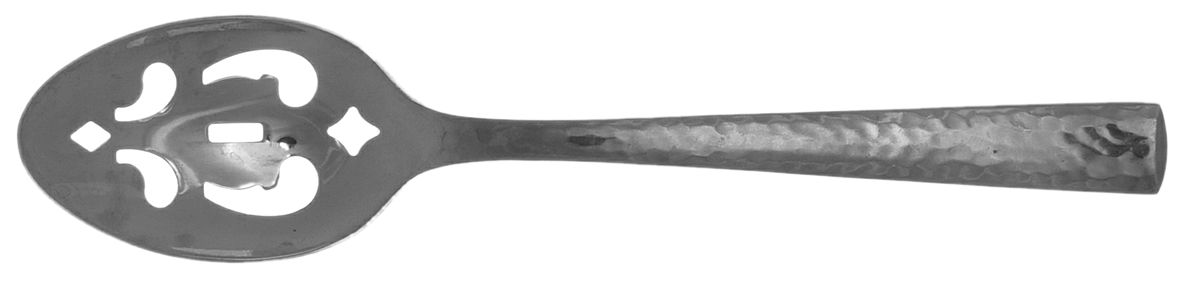 Hammered (Stainless) Pierced Tablespoon (Serving Spoon) by Gibson-1
