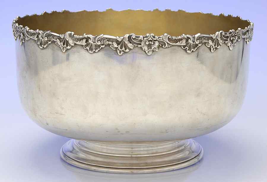 1989 (Sterling, Hollowware) Punch Bowl by Gorham Silver-1