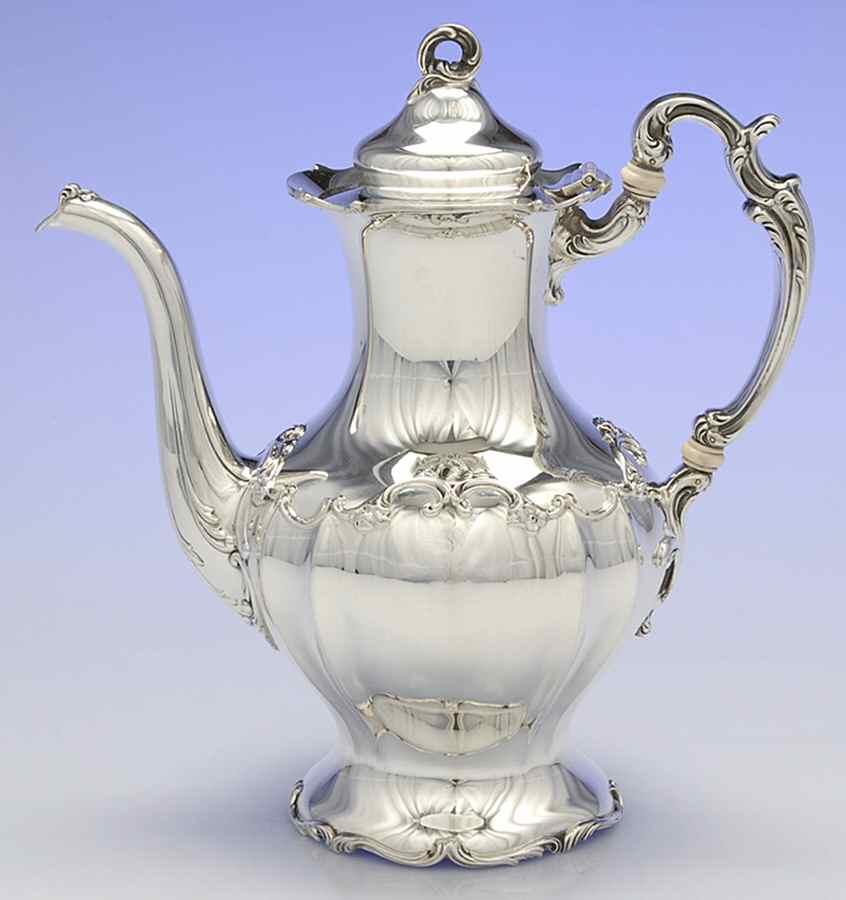 A561 (Sterling, Hollowware) Coffee Pot by Gorham Silver-1