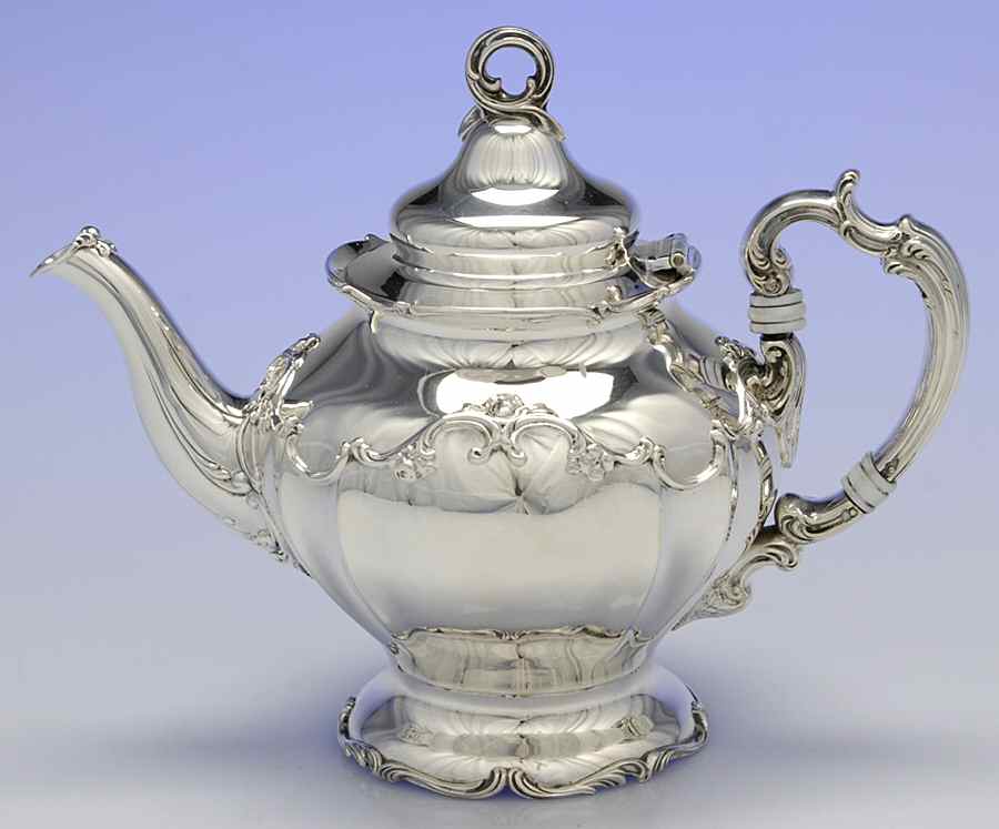 A561 (Sterling, Hollowware) Teapot by Gorham Silver-1
