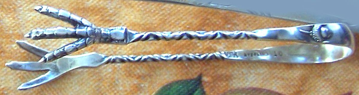 GS108 (Sterling) Sugar Tongs by Gorham Silver-1