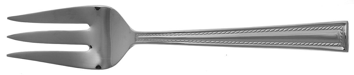 Annabella (Stainless) Medium Solid Cold Meat Serving Fork by Gorham Silver-1