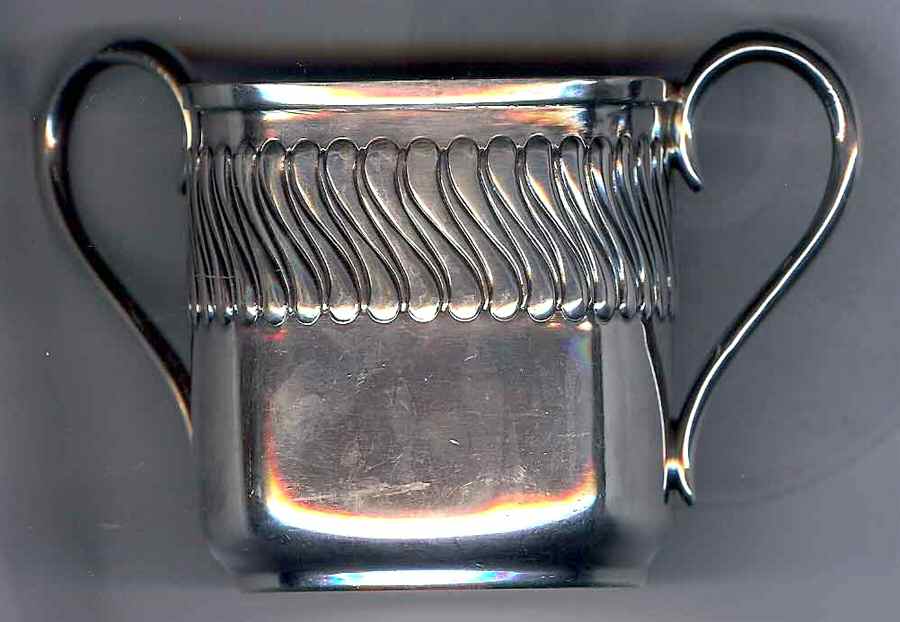 0725 (Silverplate, Hollowware) Sugar Bowl No Lid by Gorham Silver-1