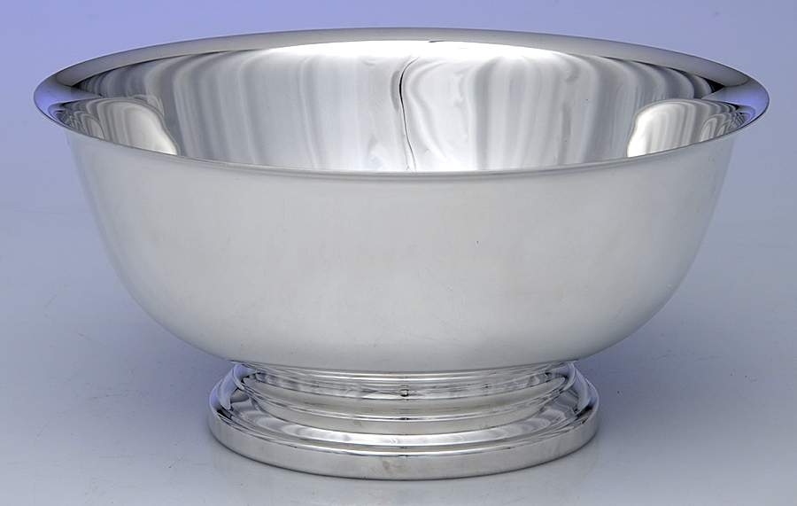 Paul Revere Bowls (Silverplate, Hollowware) 8" Paul Revere Bowl by Gorham Silver-1