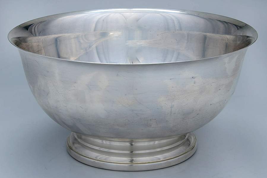 Paul Revere Bowls (Silverplate, Hollowware) 12" Paul Revere Bowl by Gorham Silver-1