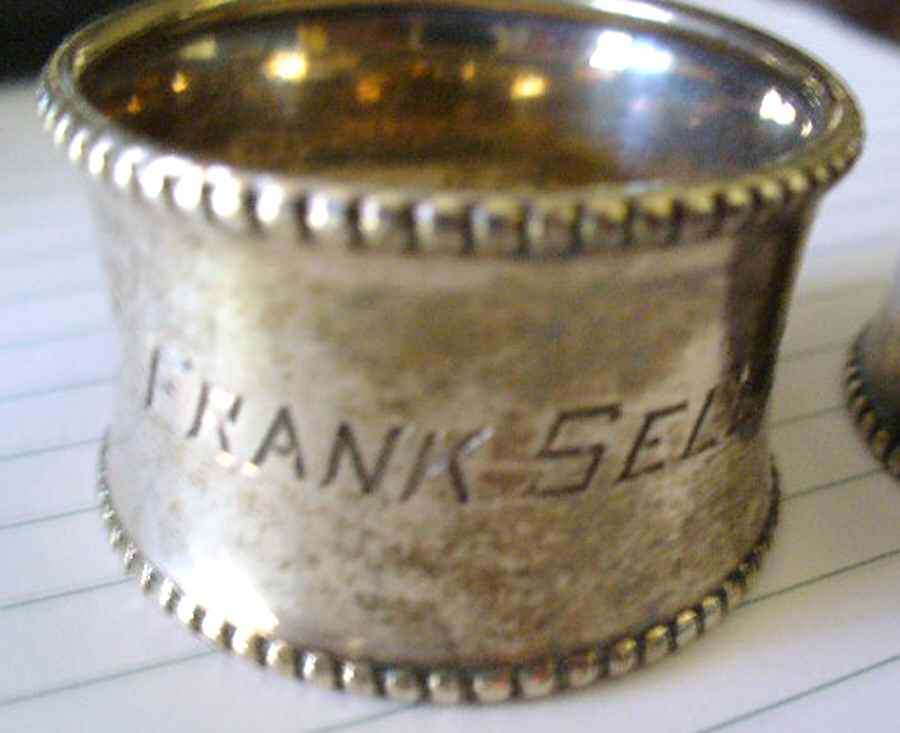 B2330 (Sterling, Hollowware) Sterling Napkin Ring by Gorham Silver-1