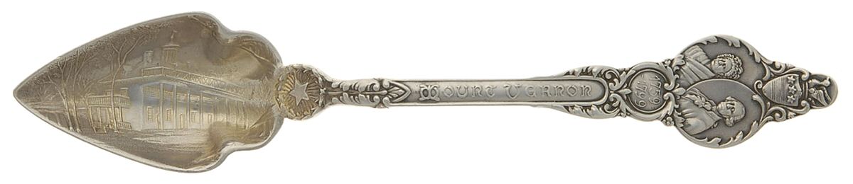 States & Cities Souvenir Spoons(Sterling) Virginia Fruit Orange Spoon by Gorham Silver-1