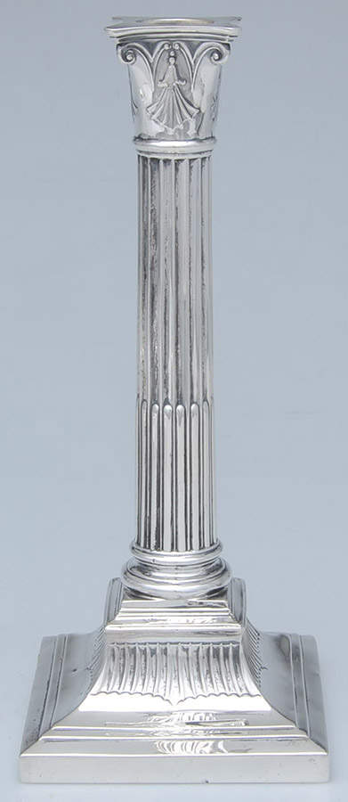 Sterling Hollowware 10" Weighted Candlestick by Goldsmiths & Silversmiths Co. Ltd.-1