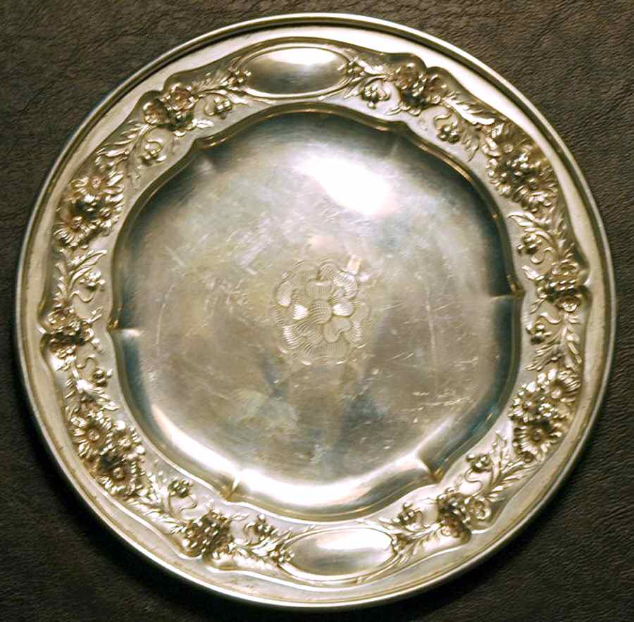 6034A (Sterling, Hollowware) Bread Plate by Gorham Silver-1